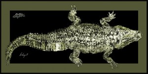 Gyotaku Alligator 18x40 web use 